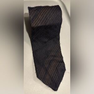 Giorgio Armani Black and Brown Tie